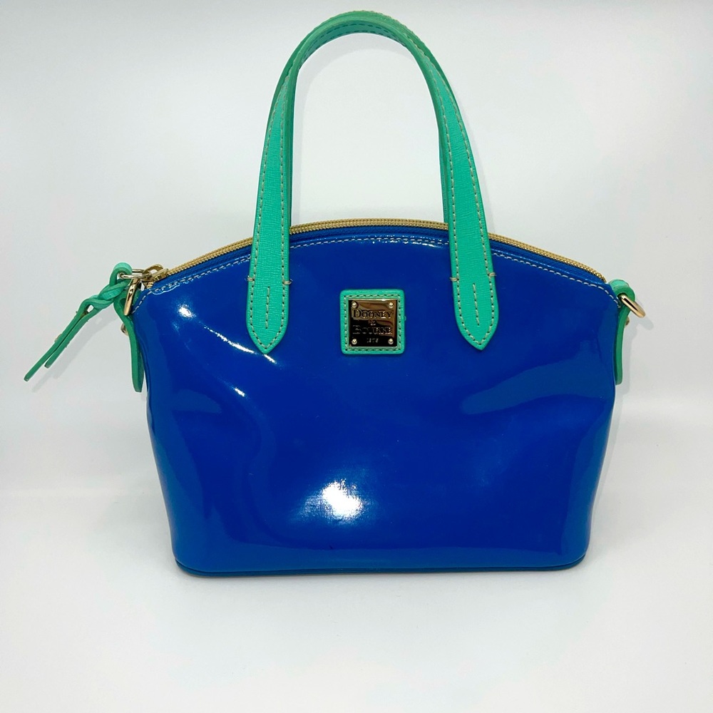 Dooney & Bourke Caribbean Blues Patent Mini Crossbody